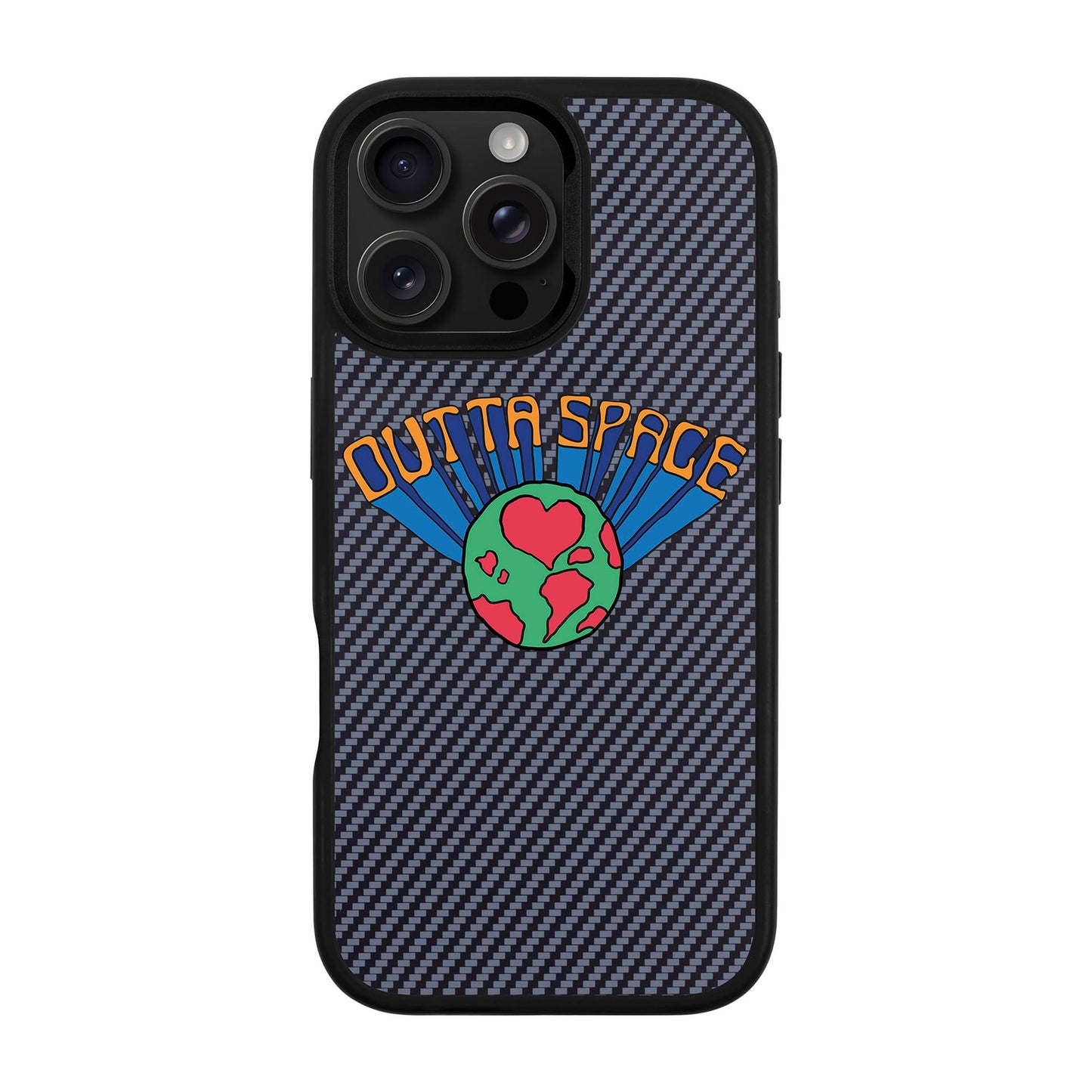 OUTTA SPACE-iPhone 16 Pro Max Plaid Kılıf MagSafe Özellikli
