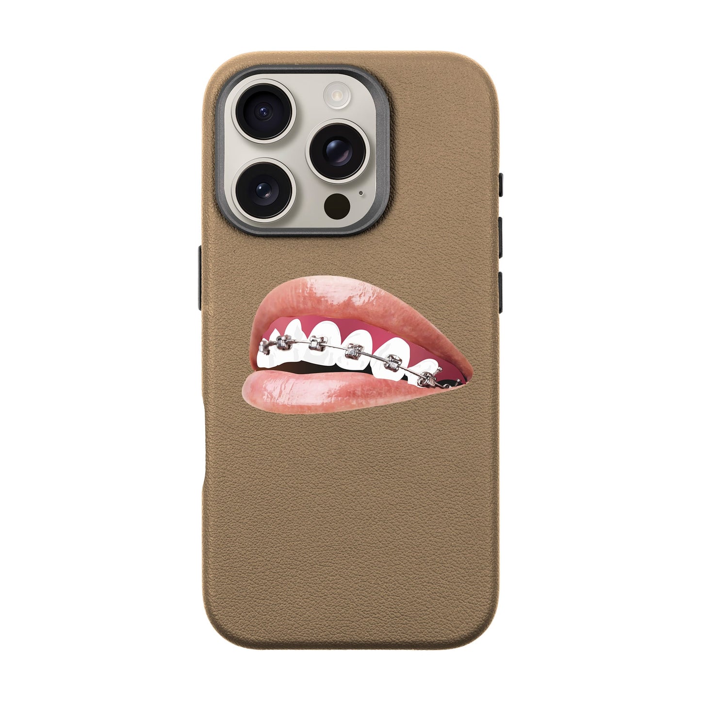 ORTHODONTIST-iPhone 16 Pro Leather Premium Kılıf MagSafe Özellikli