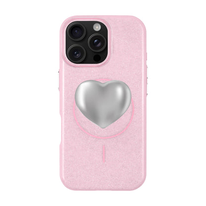 SILVER HEART-iPhone 16 Pro Max Radiant Kılıf MagSafe Özellikli