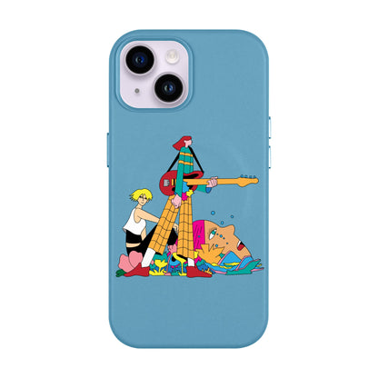 HER BAND-Leather Kılıf MagSafe Özellikli - iPhone 13