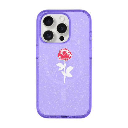 NATUREL ROSE-iPhone 15 Pro Shiny Kılıf MagSafe Özellikli