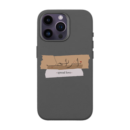 SPREAD LOVE-iPhone 14 Pro Max Leather Premium Kılıf MagSafe Özellikli