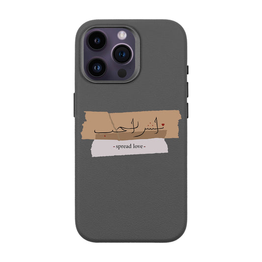 SPREAD LOVE-iPhone 14 Pro Max Leather Premium Kılıf MagSafe Özellikli