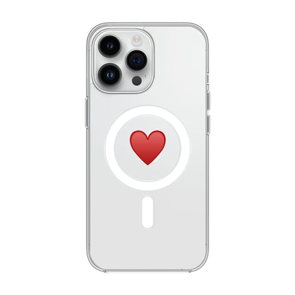 SPREAD HEART-iPhone 14 Pro Max Solid Kılıf MagSafe Özellikli