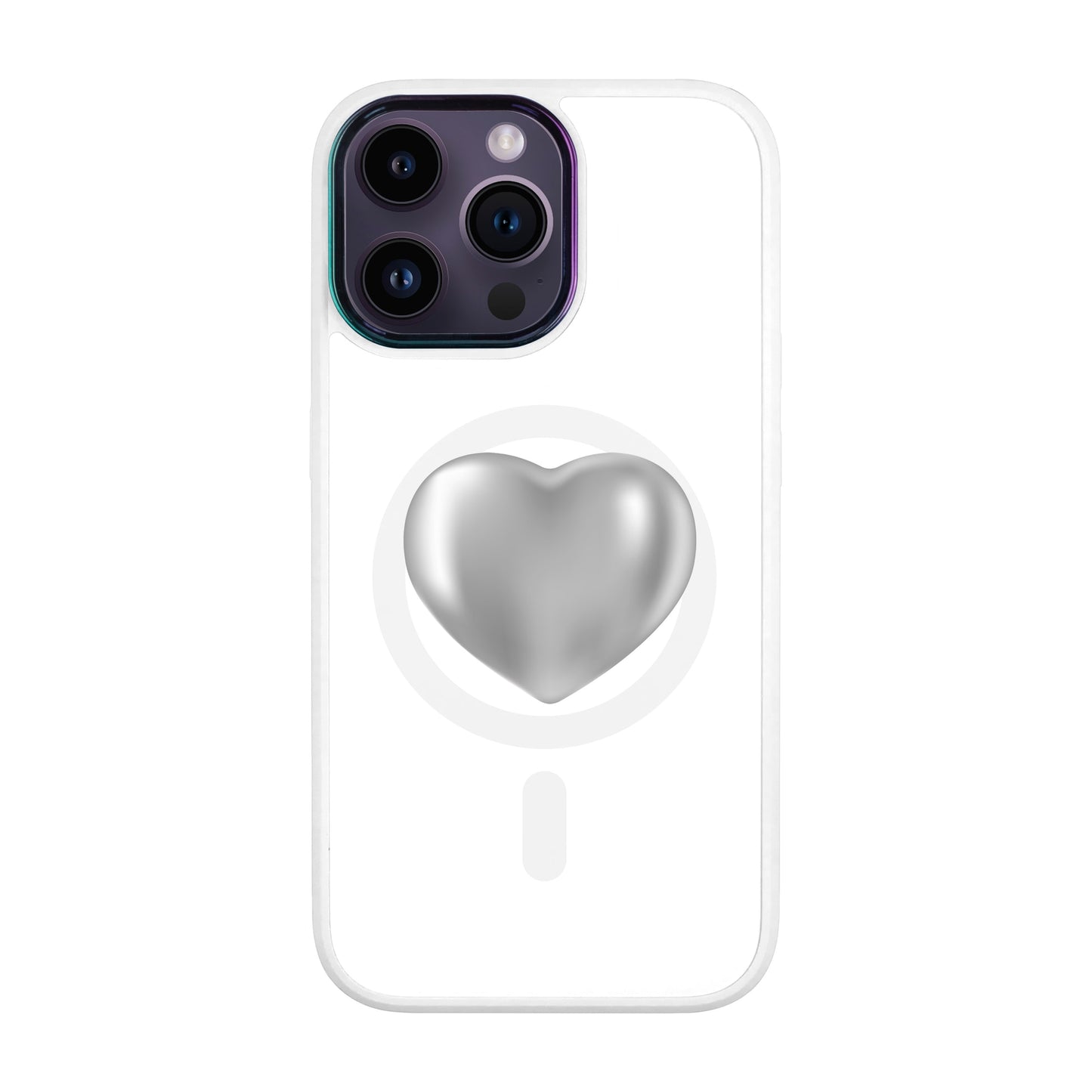 SILVER HEART-iPhone 13 Pro Max Vigor Kılıf MagSafe Özellikli