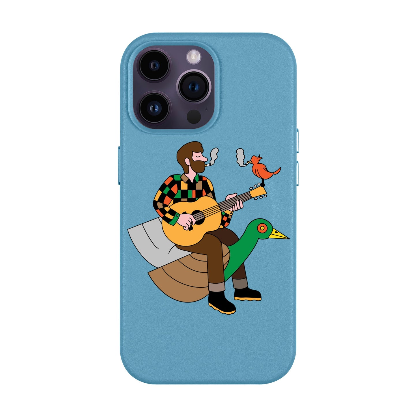 BIRDS OF A FEATHER-iPhone 14 Pro Max Leather Kılıf MagSafe Özellikli