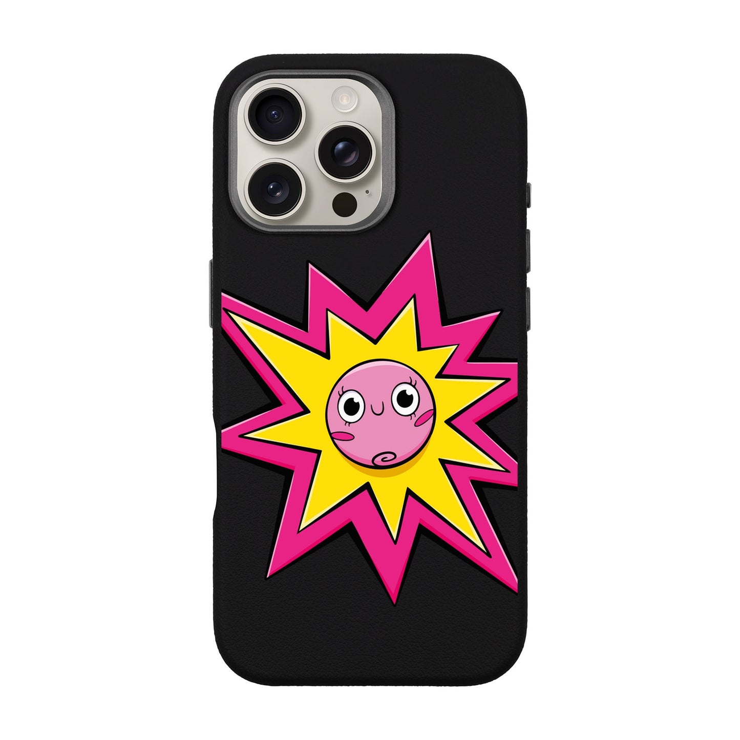 POP PRINCESSES-iPhone 16 Pro Max Leather Premium Kılıf MagSafe Özellikli