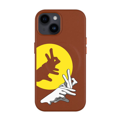 BUNNY-Leather Kılıf MagSafe Özellikli - iPhone 13