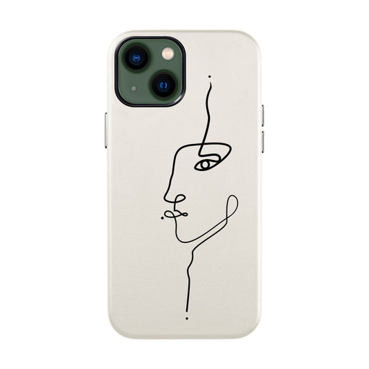 FACE-iPhone 13 Leather Kılıf