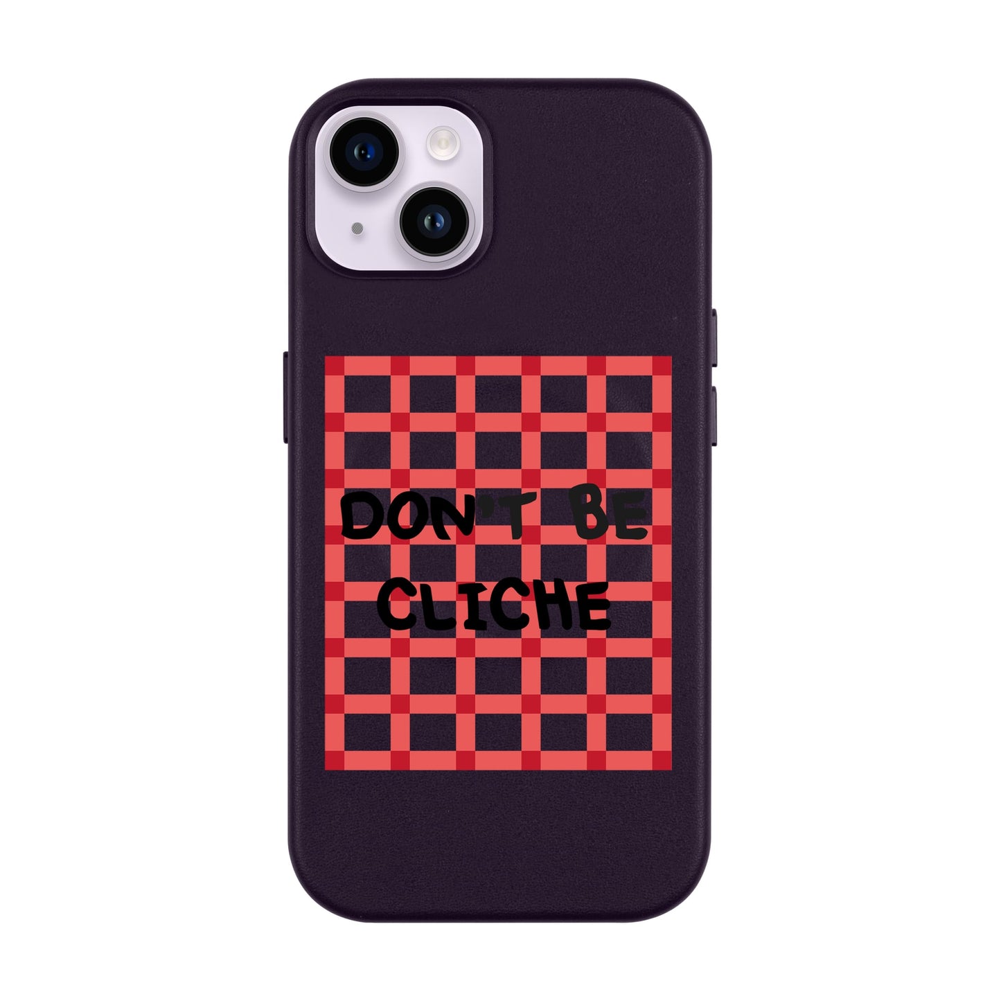 DON'T BE CLICHE-iPhone 14 Plus Leather Kılıf MagSafe Özellikli