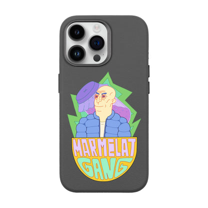 MARMELAT GANG-iPhone 14 Pro Max Leather Premium Kılıf MagSafe Özellikli