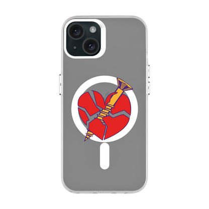 BROKEN HEART-iPhone 15 Plus Hold Kılıf MagSafe Özellikli