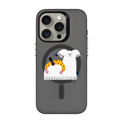 FANCY DOG-iPhone 15 Pro Hold Kılıf MagSafe Özellikli
