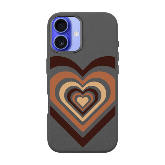 HEART-iPhone 16 Plus Leather Premium Kılıf MagSafe Özellikli