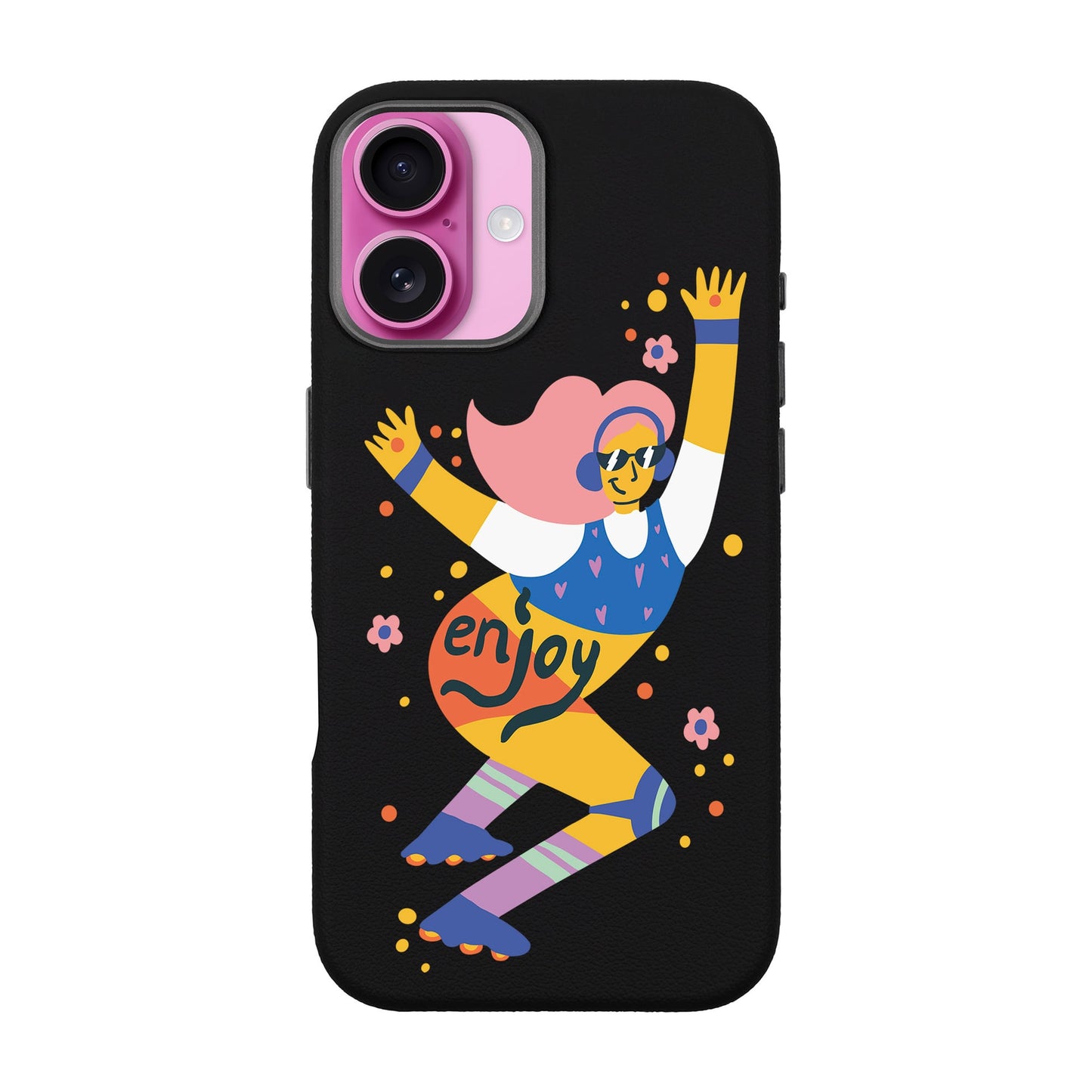 ENJOY-iPhone 16 Plus Leather Premium Kılıf MagSafe Özellikli