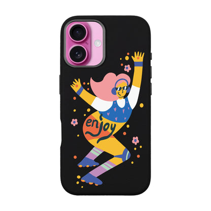 ENJOY-iPhone 16 Plus Leather Premium Kılıf MagSafe Özellikli