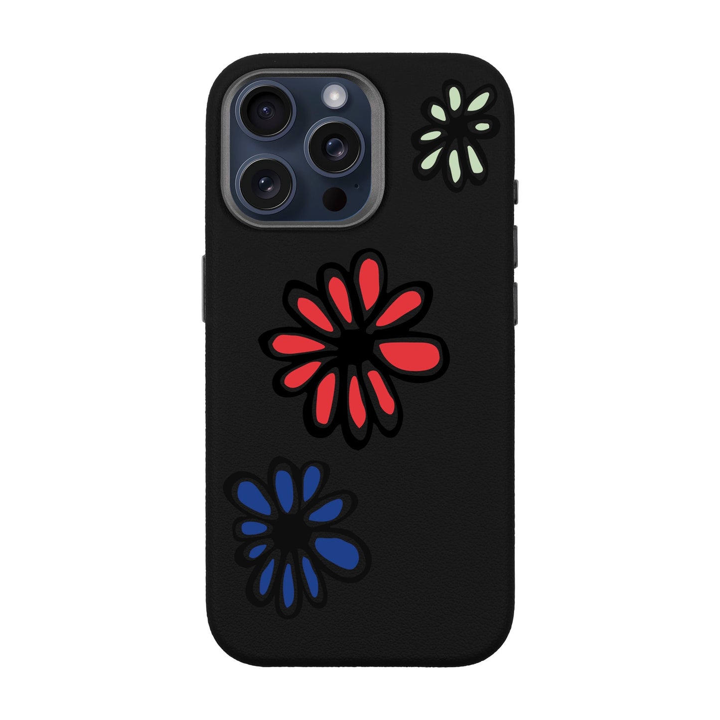 FLORIST-iPhone 15 Pro Max Leather Premium Kılıf MagSafe Özellikli