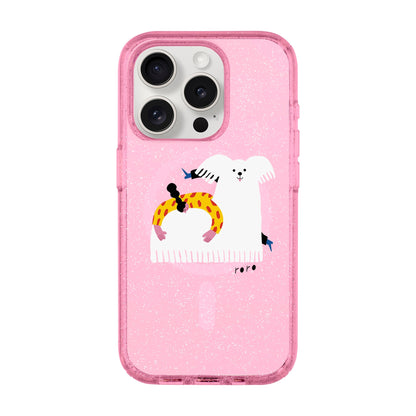 FANCY DOG-iPhone 15 Pro Shiny Kılıf MagSafe Özellikli