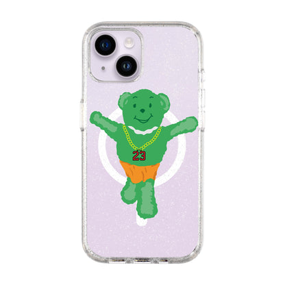 GREEN BEAR-Shiny Kılıf MagSafe Özellikli - iPhone 13