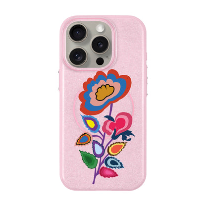 KNITTED FLOWER-Radiant Kılıf MagSafe Özellikli - iPhone 15 Pro