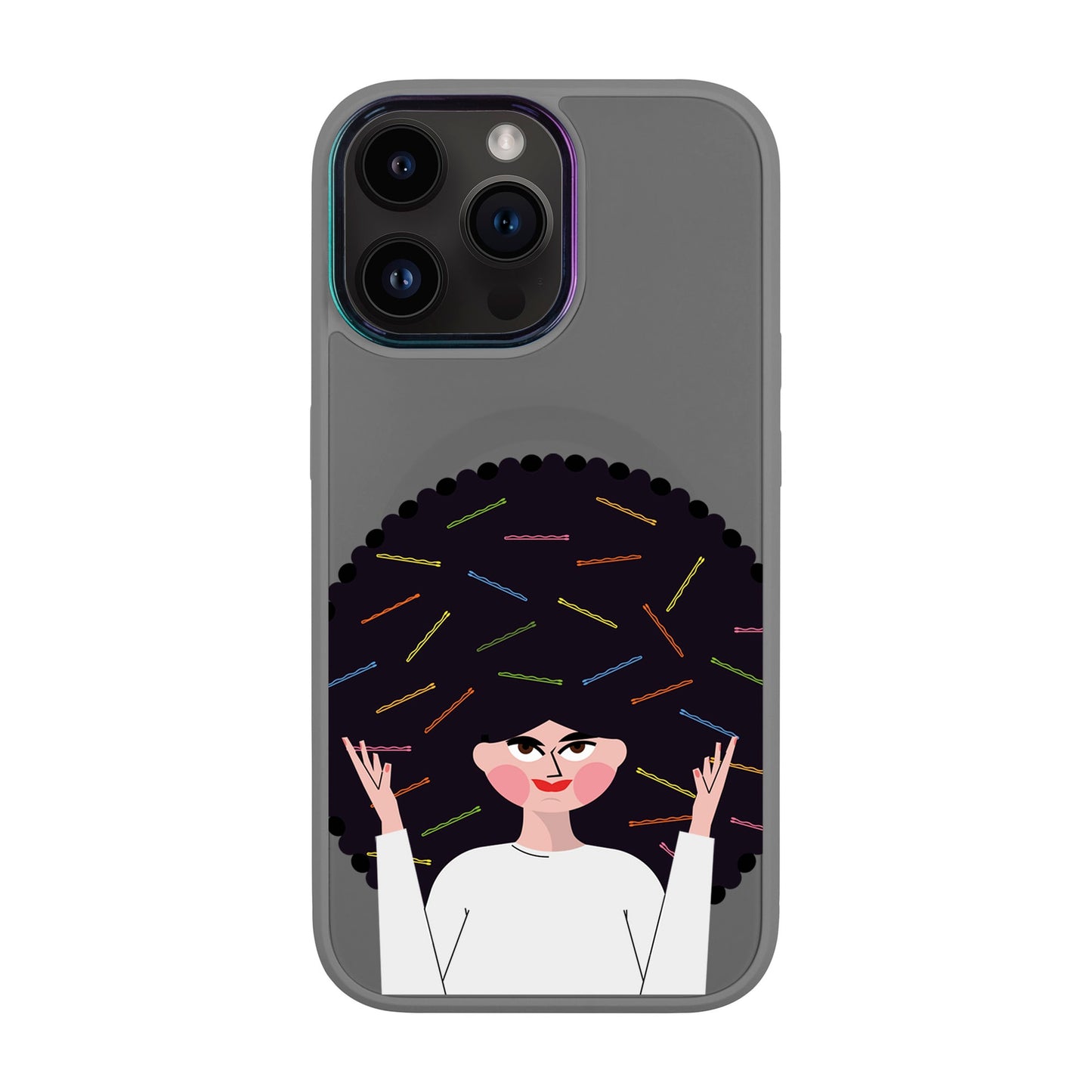 TANGLES OF HAPPINESS-iPhone 14 Pro Max Vigor Kılıf MagSafe Özellikli