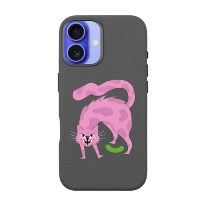 GRUMBLEPAWS-iPhone 16 Plus Leather Premium Kılıf MagSafe Özellikli