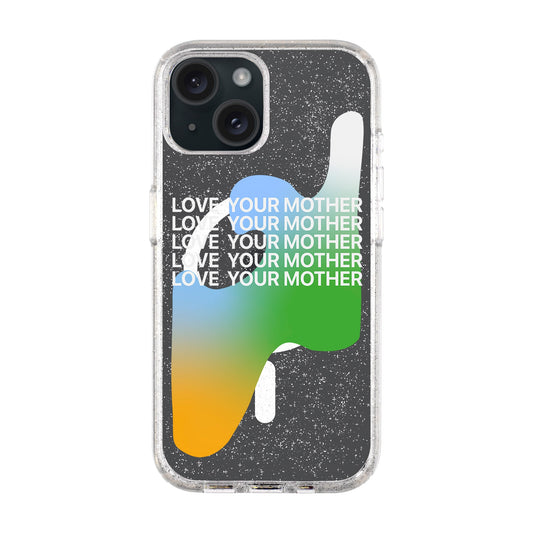 LOVE YOUR MOTHER-iPhone 15 Plus Shiny Kılıf MagSafe Özellikli