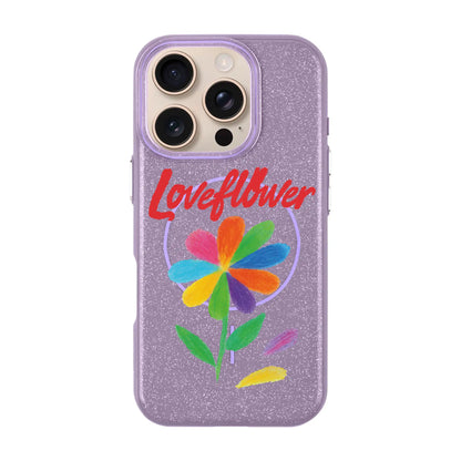LOVE FLOWER-iPhone 16 Pro Radiant Kılıf MagSafe Özellikli