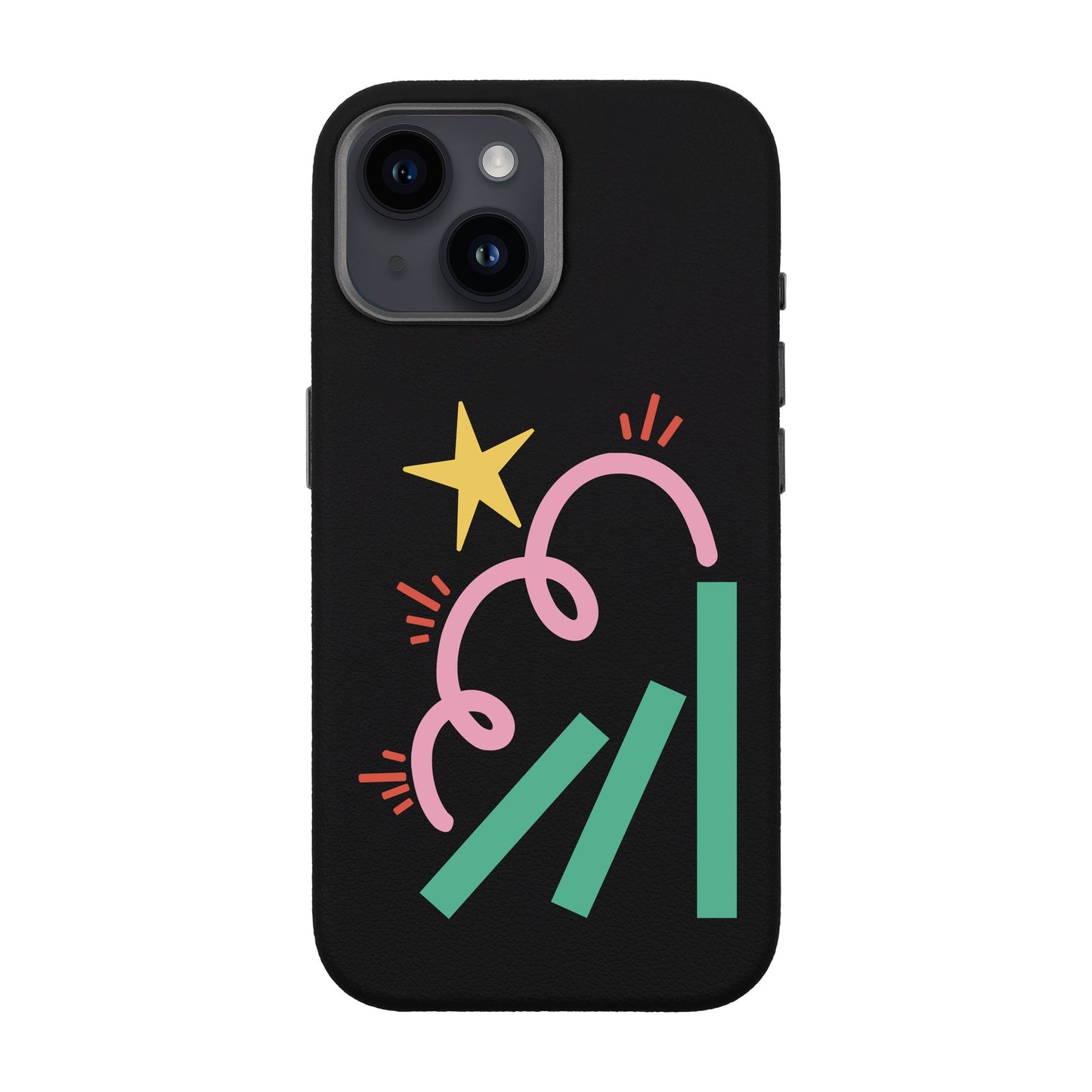 DOMINO-iPhone 14 Leather Premium Kılıf MagSafe Özellikli