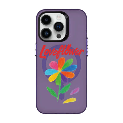 LOVE FLOWER-iPhone 13 Pro Hold Kılıf MagSafe Özellikli