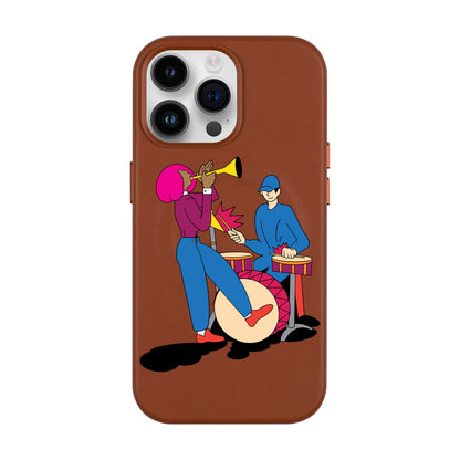 JAM-iPhone 14 Pro Max Leather Kılıf MagSafe Özellikli