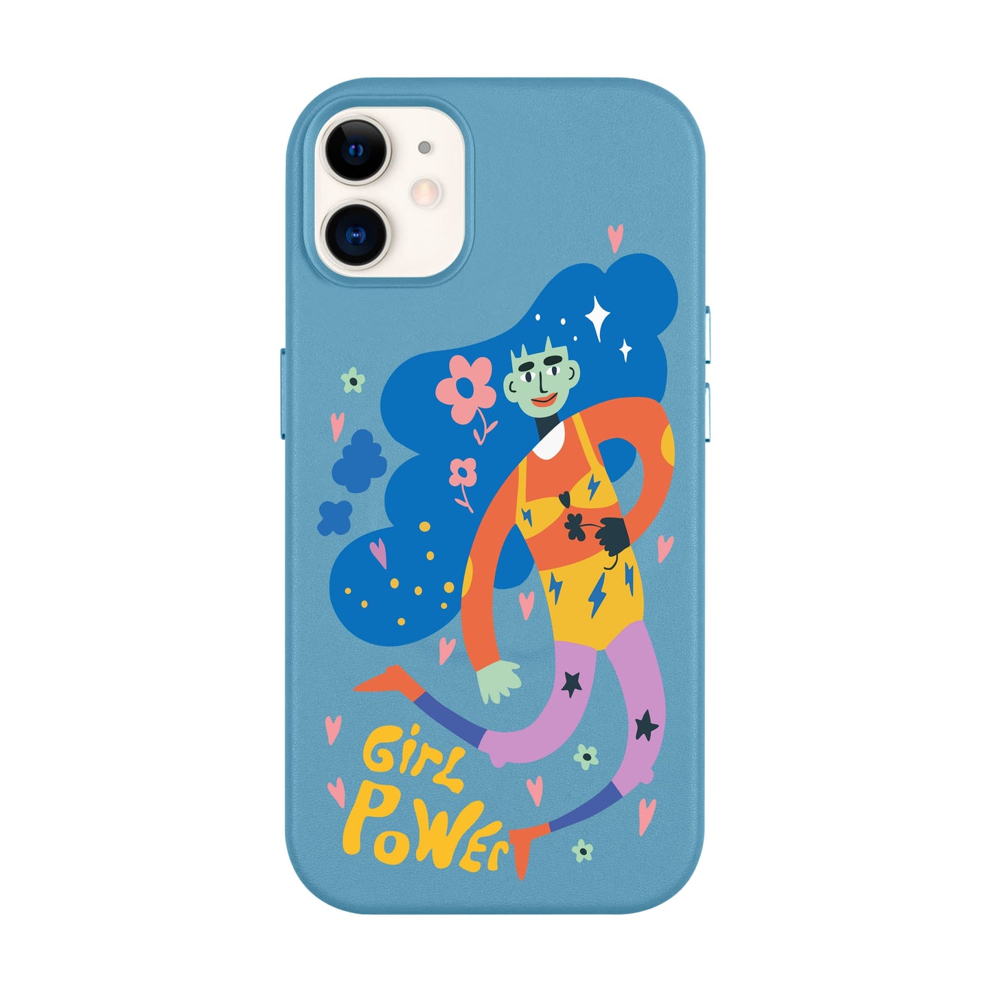 GIRL POWER-Leather Kılıf MagSafe Özellikli - iPhone 11