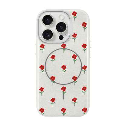 FLOWER POWER-iPhone 15 Pro Radiant Kılıf MagSafe Özellikli