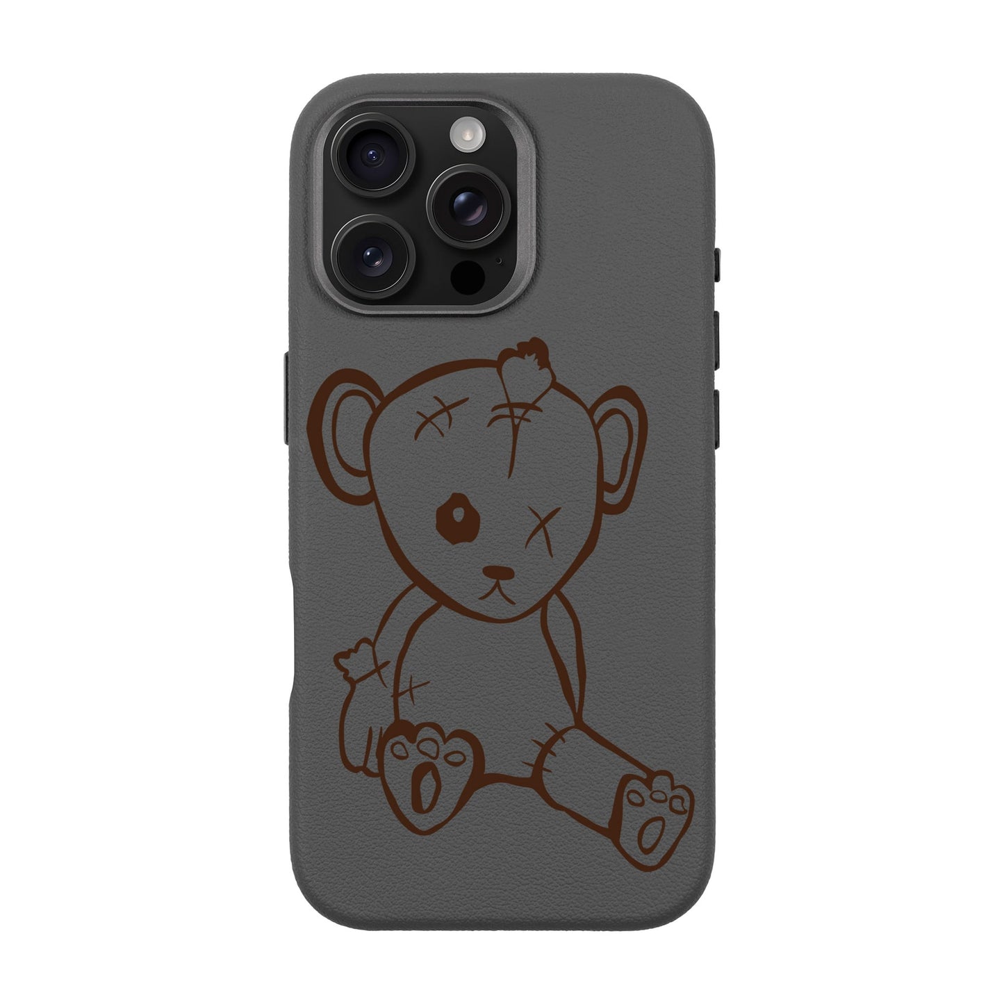 BABY BEAR-iPhone 16 Pro Max Leather Premium Kılıf MagSafe Özellikli