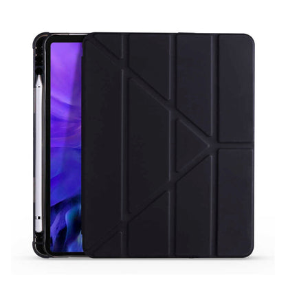 Apple iPad Pro 12.9 inç 2020 (4.Nesil)-Trigon Folding Kalemlikli Standlı Kılıf