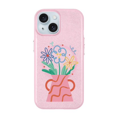 PINK VASE-iPhone 14 Radiant Kılıf MagSafe Özellikli