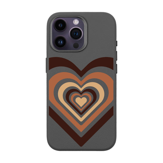 HEART-iPhone 14 Pro Max Leather Premium Kılıf MagSafe Özellikli