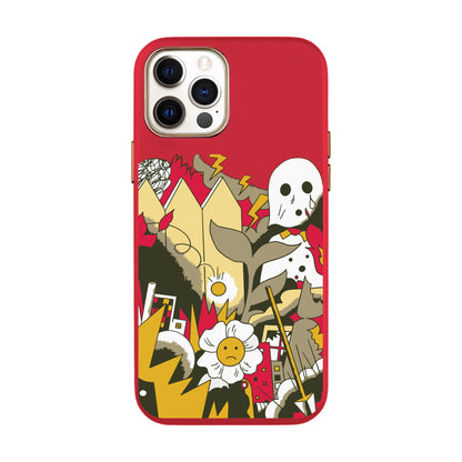 EVERYTHING IS BURNING-iPhone 12 Pro Max Leather Kılıf