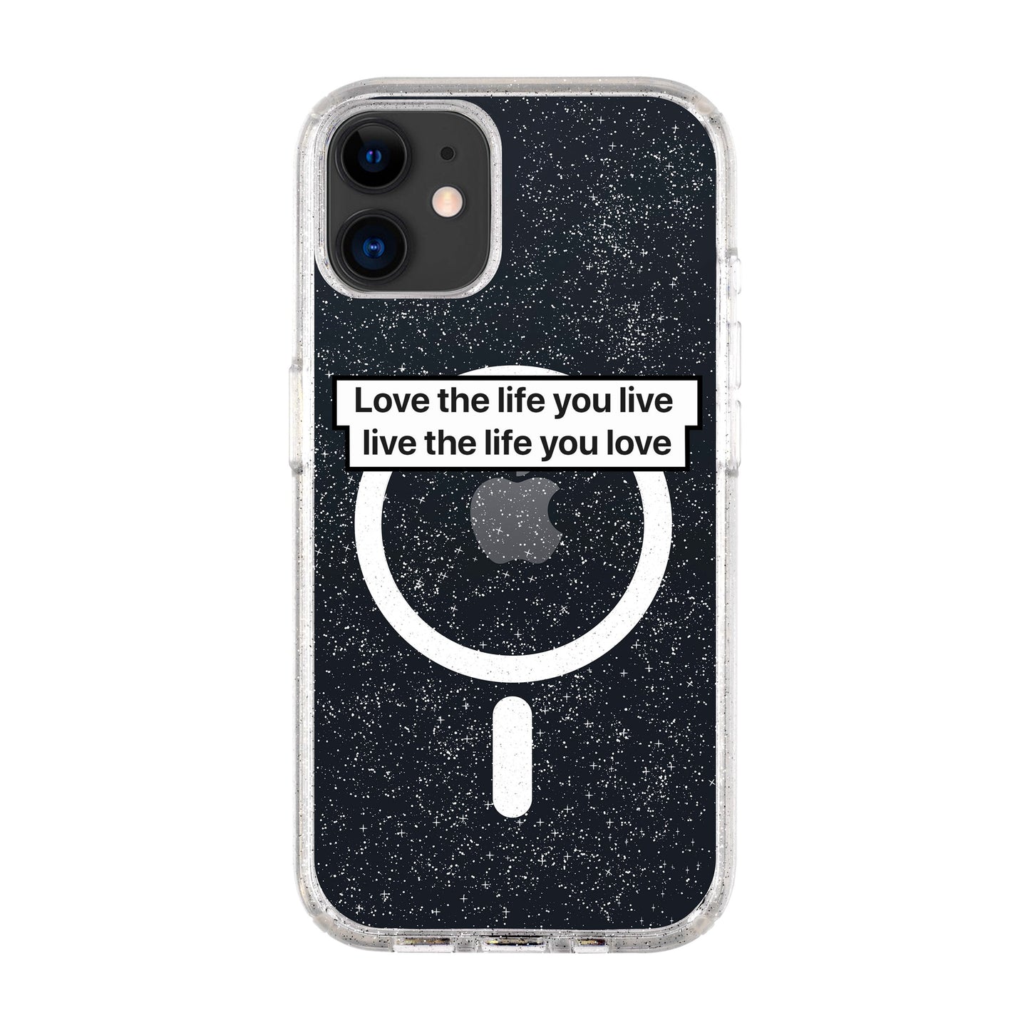 LOVE THE LIFE-Shiny Kılıf MagSafe Özellikli - iPhone 11