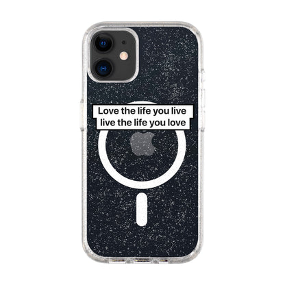 LOVE THE LIFE-Shiny Kılıf MagSafe Özellikli - iPhone 11