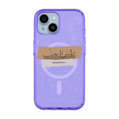 SPREAD LOVE-iPhone 14 Shiny Kılıf MagSafe Özellikli