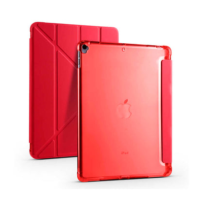 Apple iPad 8.Nesil 10.2 inç-Trigon Folding Kalemlikli Standlı Kılıf