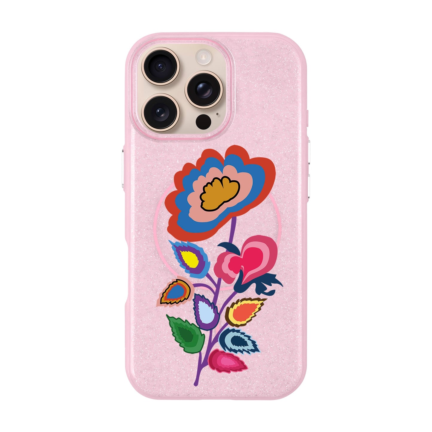 KNITTED FLOWER-iPhone 16 Pro Max Radiant Kılıf MagSafe Özellikli