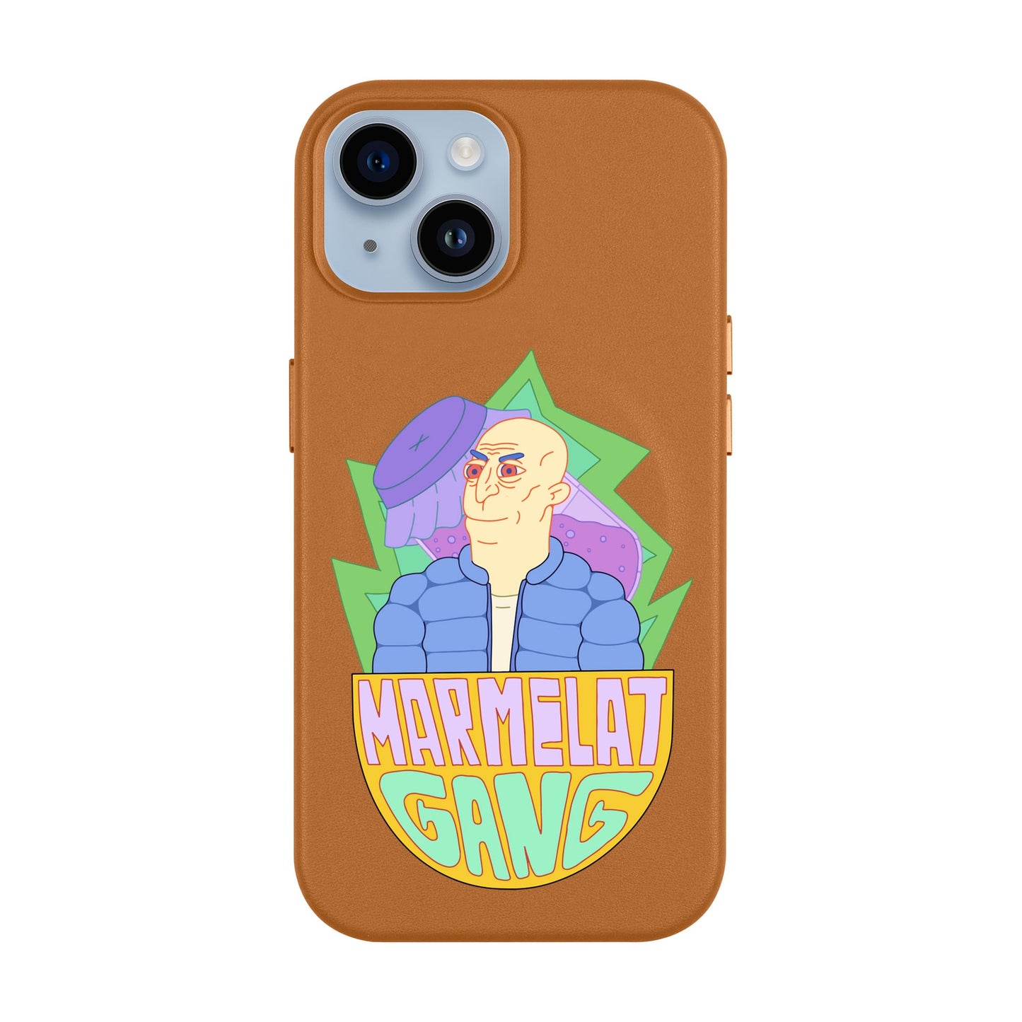 MARMELAT GANG-Leather Kılıf MagSafe Özellikli - iPhone 13