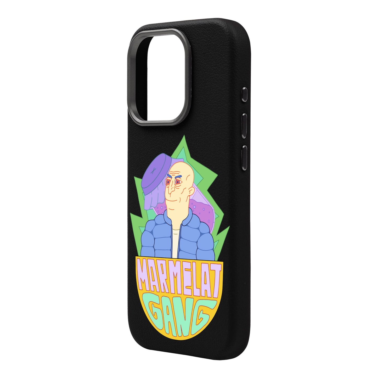 MARMELAT GANG-iPhone 16 Pro Max Leather Premium Kılıf MagSafe Özellikli