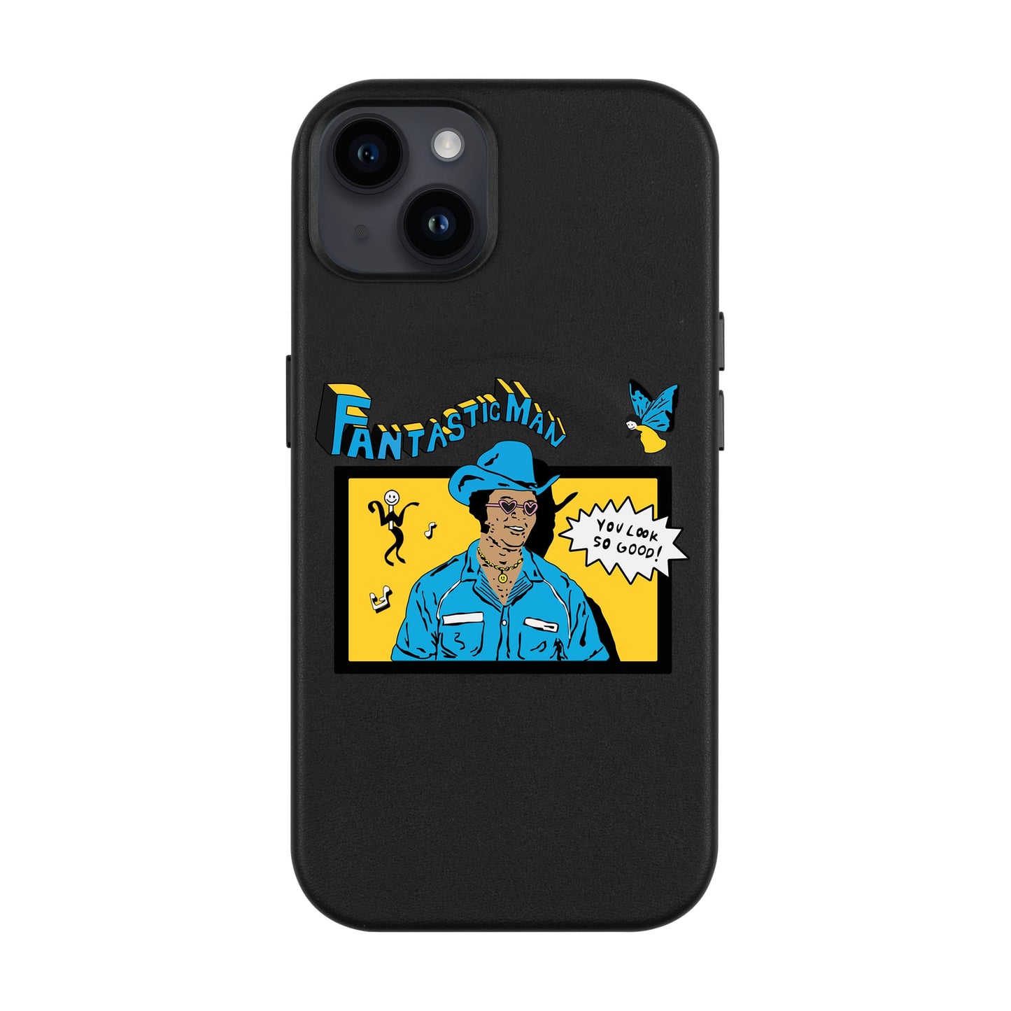 FANTASTIC MAN-iPhone 14 Plus Leather Kılıf MagSafe Özellikli