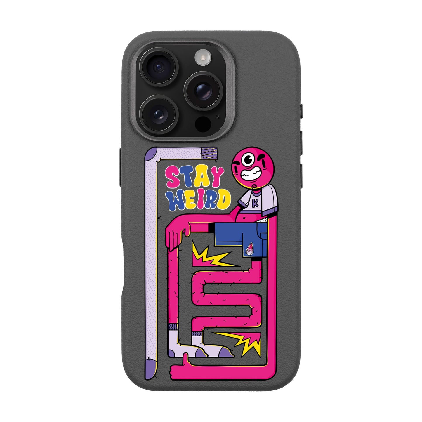 OG TOOTHY-iPhone 16 Pro Leather Premium Kılıf MagSafe Özellikli