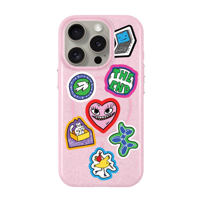 TŌTEN STICKERZ-Radiant Kılıf MagSafe Özellikli - iPhone 15 Pro