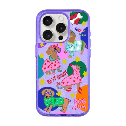 DOG MOM-iPhone 15 Pro Shiny Kılıf MagSafe Özellikli
