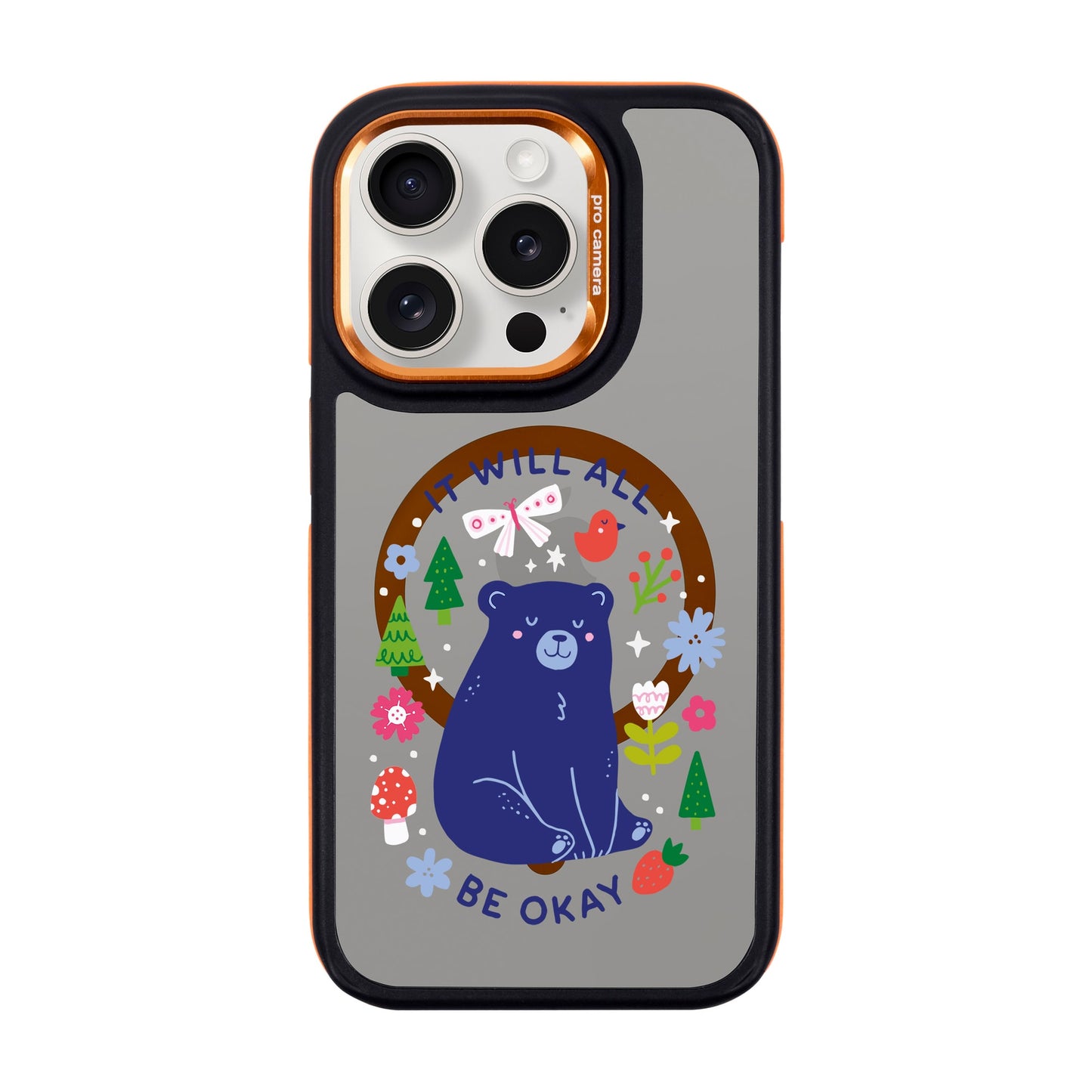 BE OKAY-iPhone 15 Pro Dark Kılıf MagSafe Özellikli